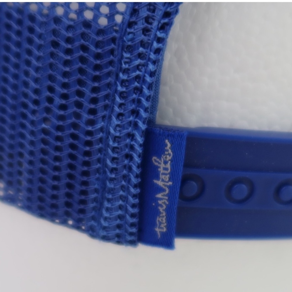 Travis Mathew Blue Mesh Tour Hat - Picture 4 of 9